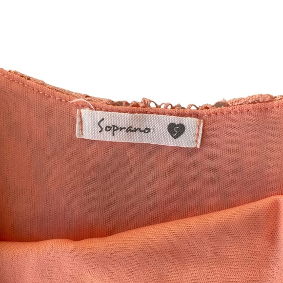 Soprano flowy dress in pink with zippers and adorable print in great condition‎ - Picture 4 of 5